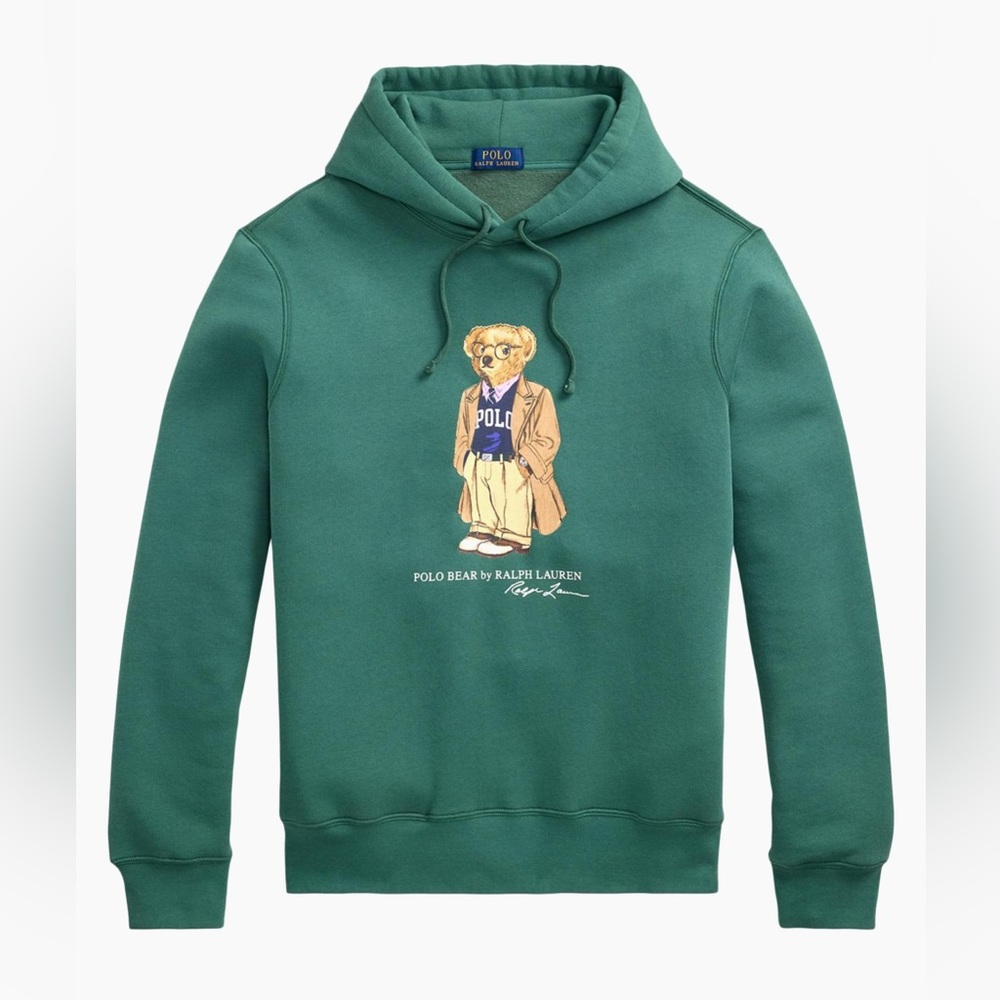 POLO RALPH LAUREN BEAR HOODIE S - Picture 3 of 6